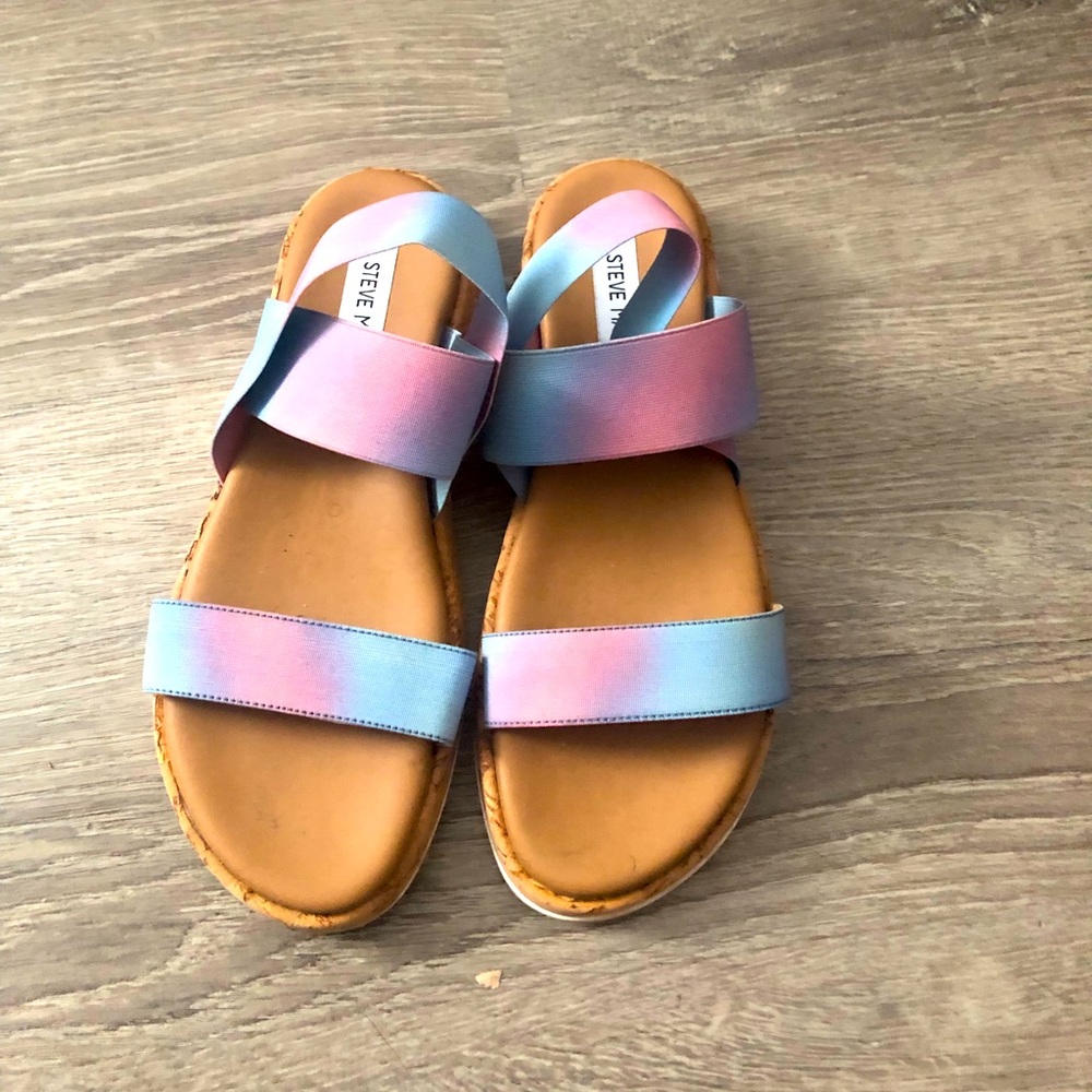 Steve Madden Pink Tie Dye Strap Sandal Size 7.5